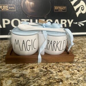 Rae Dunn Disney Princess Collection Cinderella “Magic & Sparkles” Containers